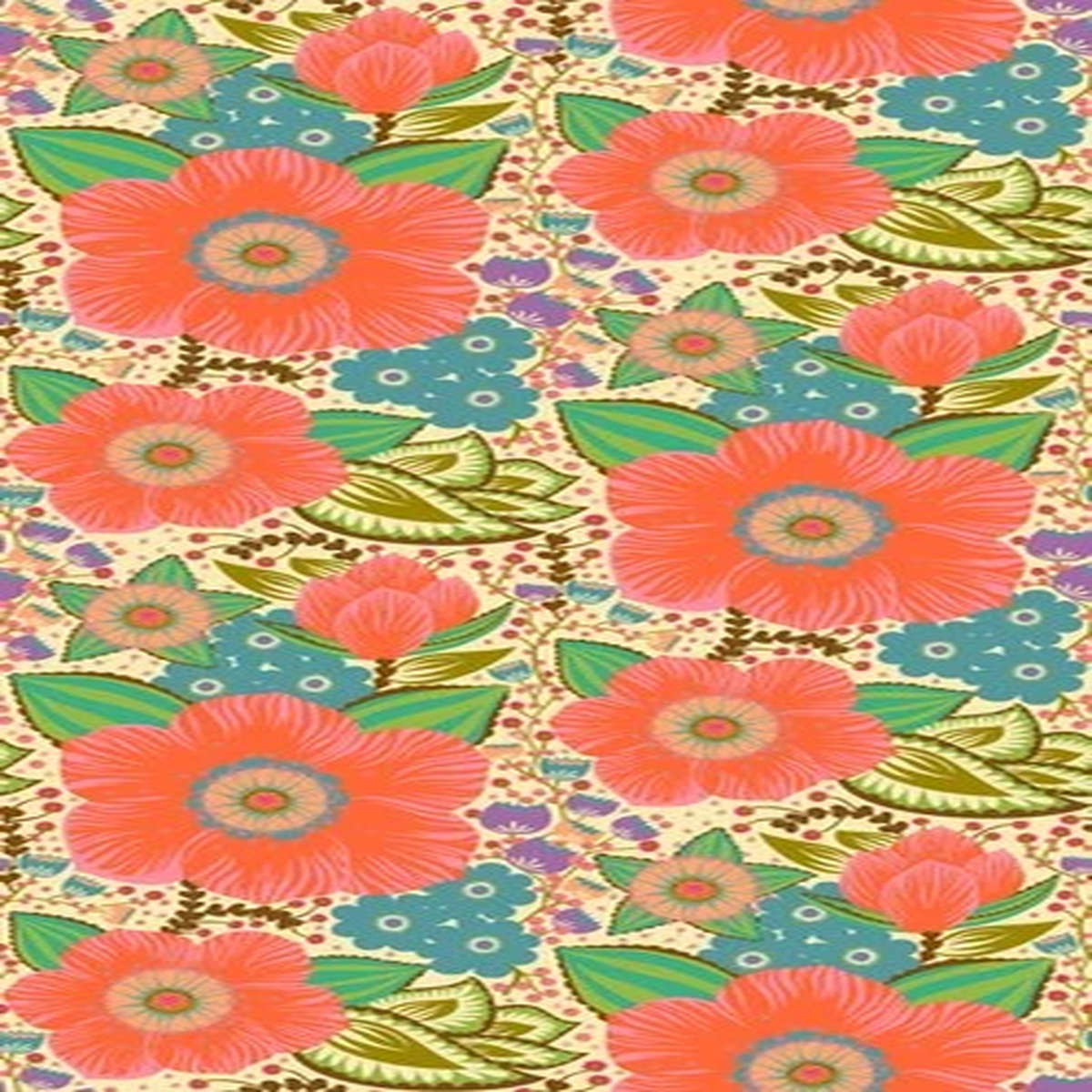 1/2 Yard Fabric - Overdressed | Honorable - Coral by Anna Maria Textiles