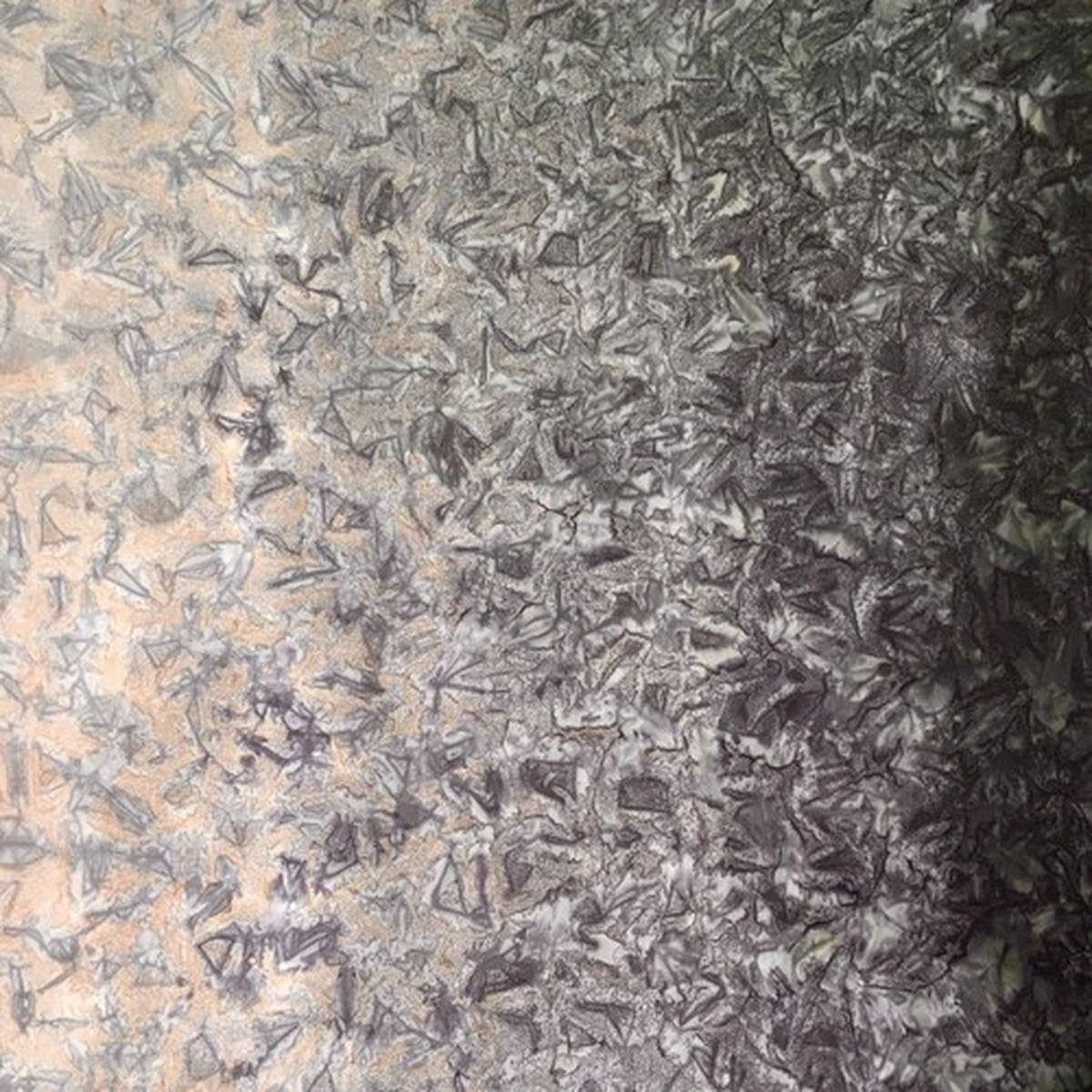 1 Yard Cut of Lunn Fabric Ombre Handpaint 100% Cotton 7033 Pewter Peach Black