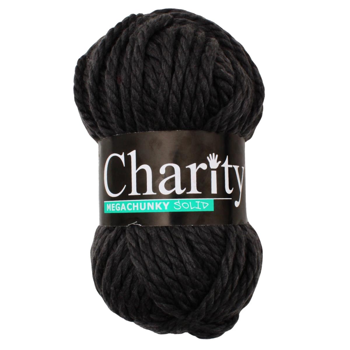 CHARITY MEGA CHUNKY SOLID 300G SCH GREY