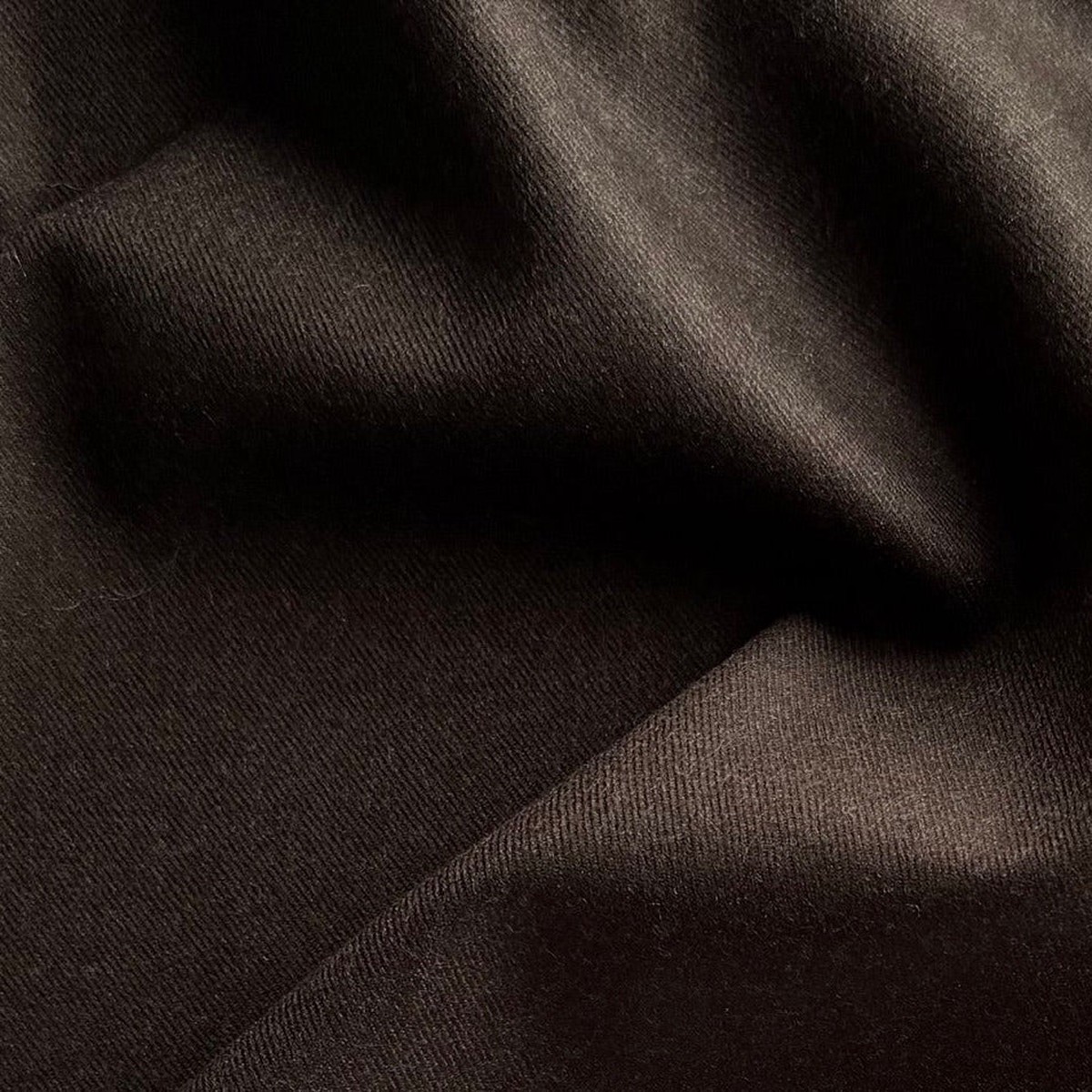Lighter-Weight Warm Bistro Brown Wool Flannel