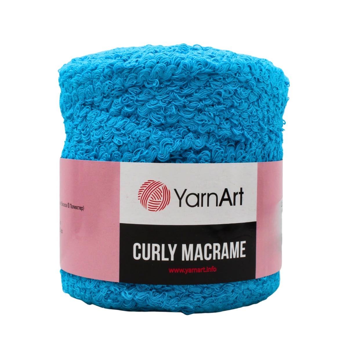 YARN ART CURLY MACRAME 500G TURQUISE
