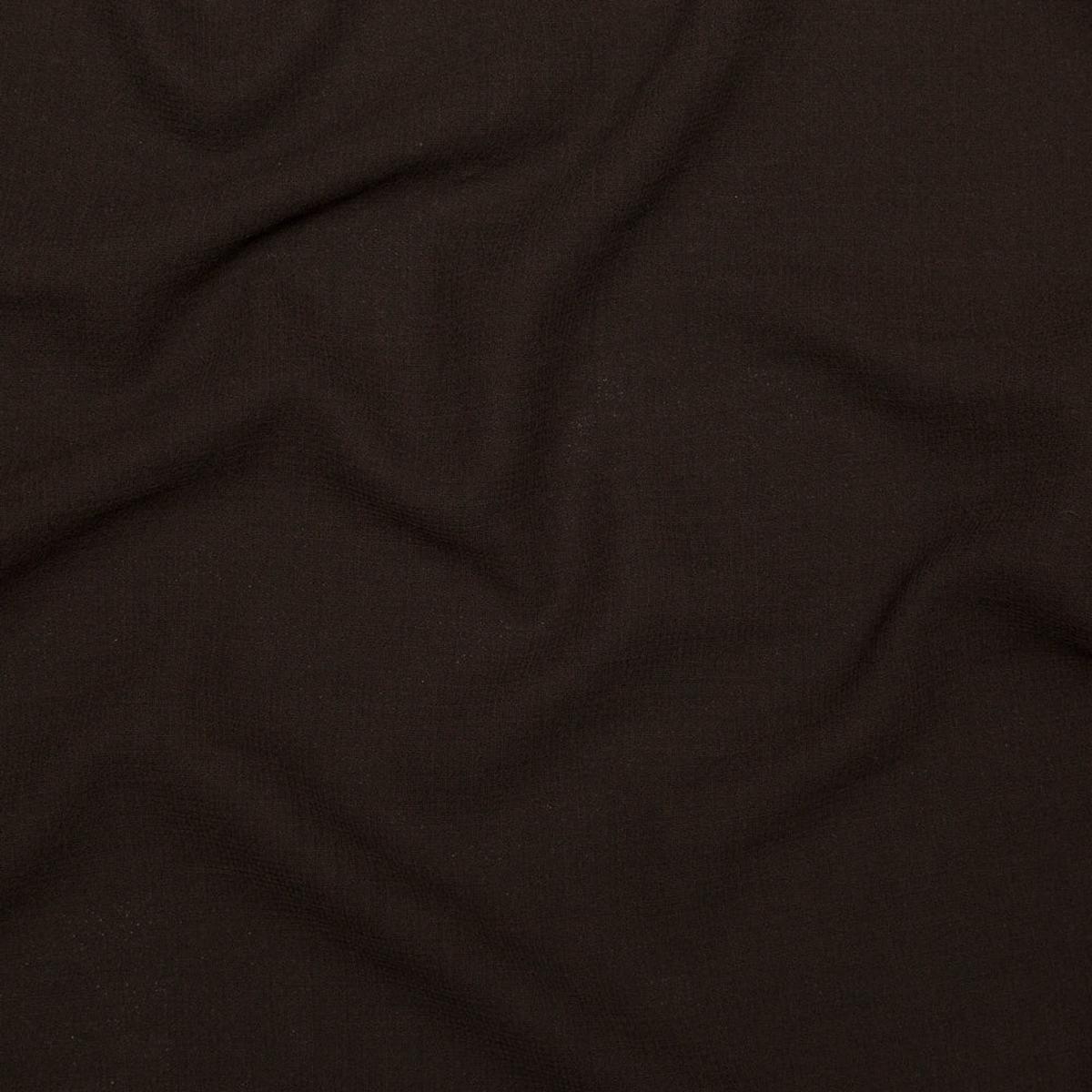 0.5 Yard of Italian Chocolate Creped Wool Double Cloth Wool Suiting