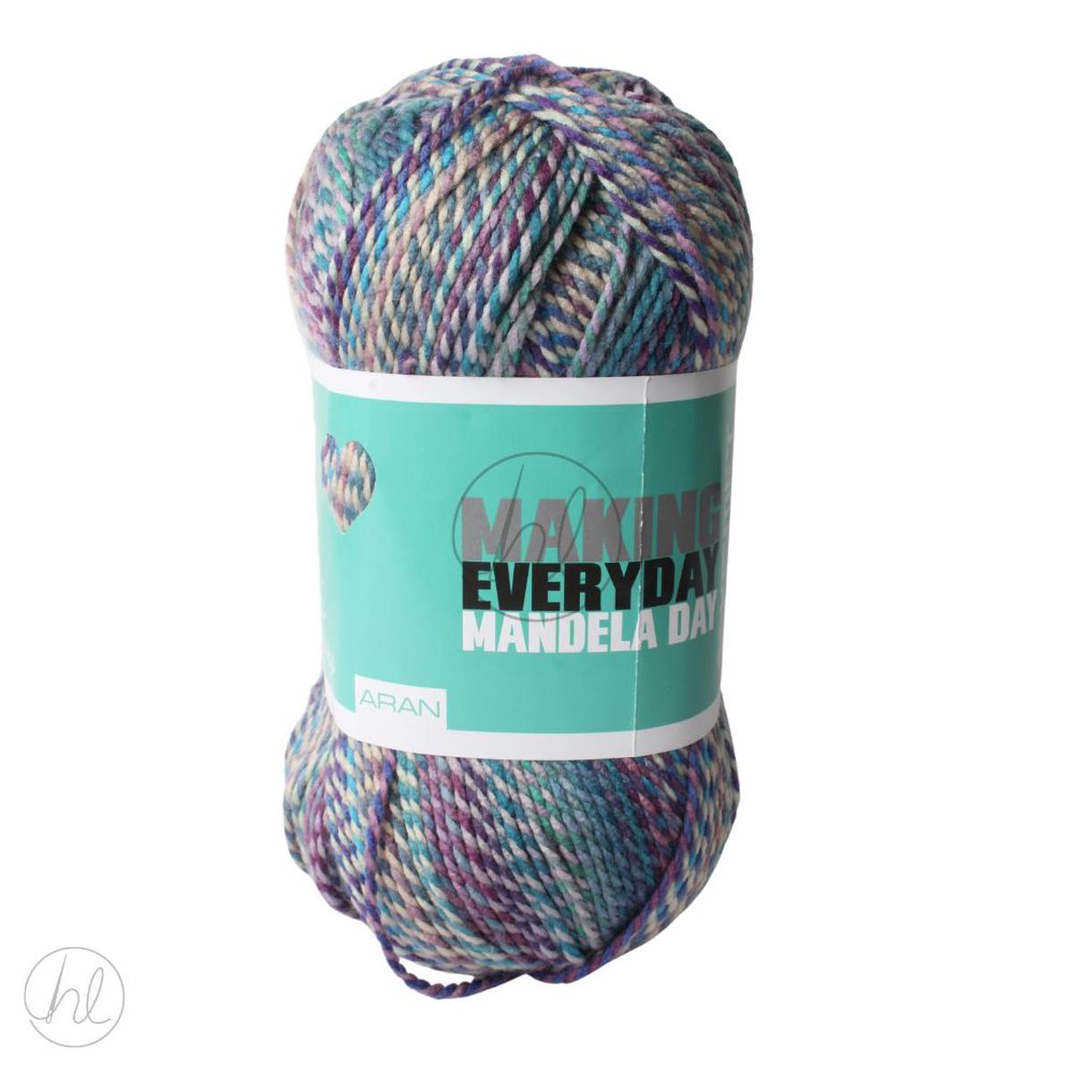 67 BLANKETS ARAN PRT 300G BLUE BERRY