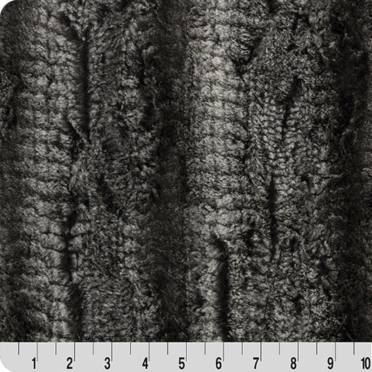Black Luxe Cuddle Boa 58"/60" Fabric per yard