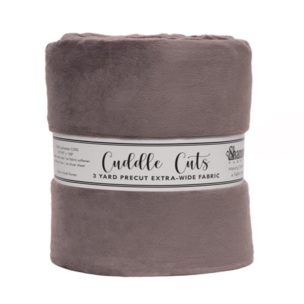 3 Yard Cuddle 110 Cut - Charcoal