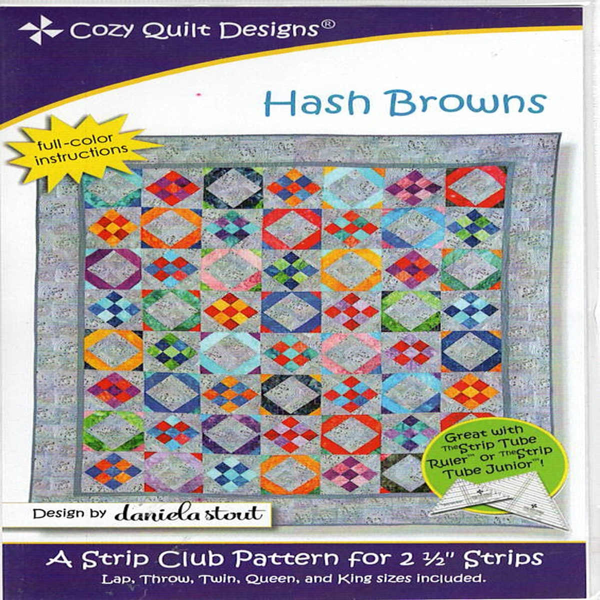 Hash Brown from Strips by Cozy Quilt Designs
