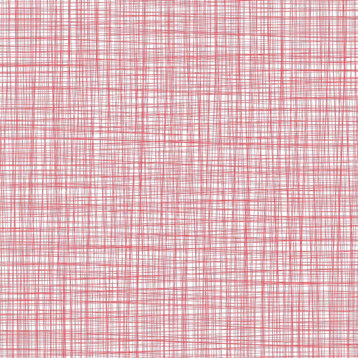 Pencil Hatching Fabric - Red