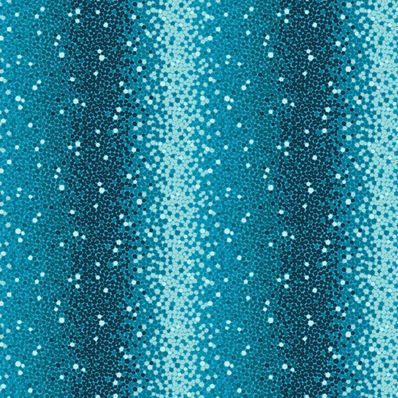 Zooming Chickens Ombre Dot Teal