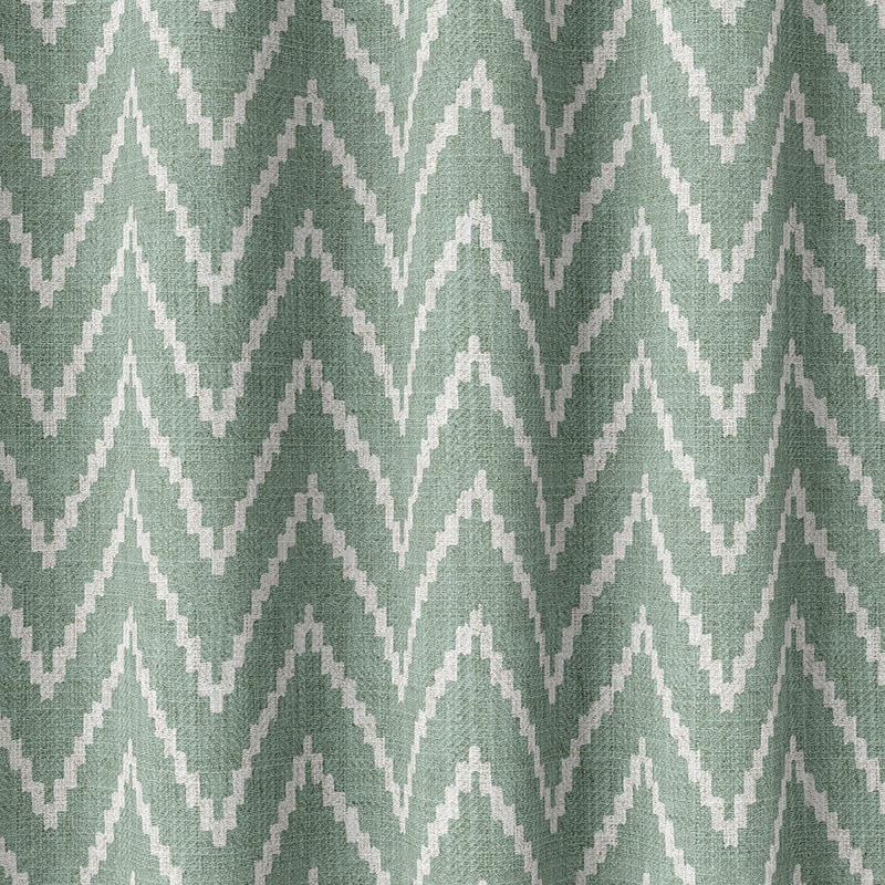 'Agno' Fabric by the Metre (Duck Egg Blue/ White)