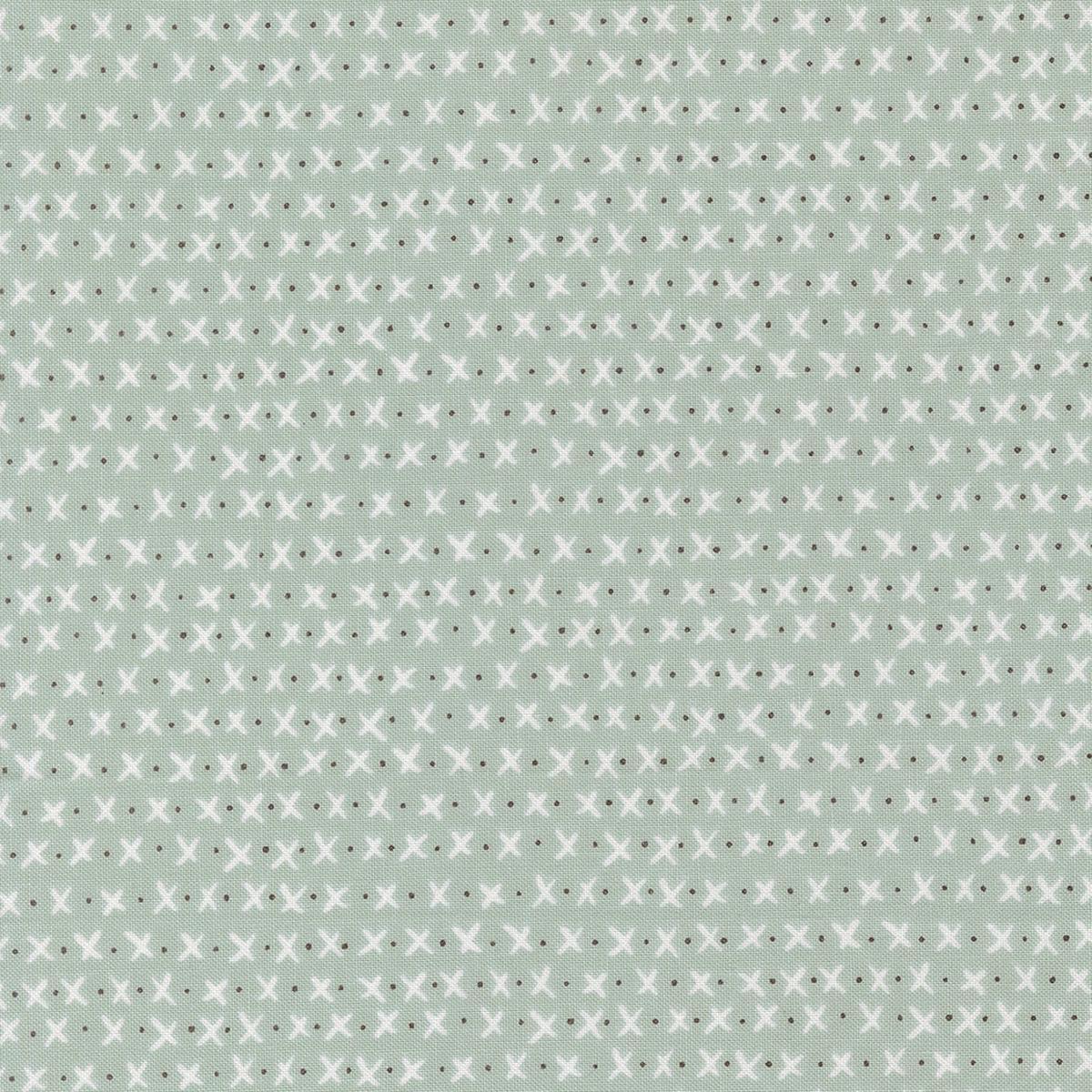 Lucky X's and O's Sky M5570522 by Sweetwater for Moda Fabrics (sold in 25cm increments)